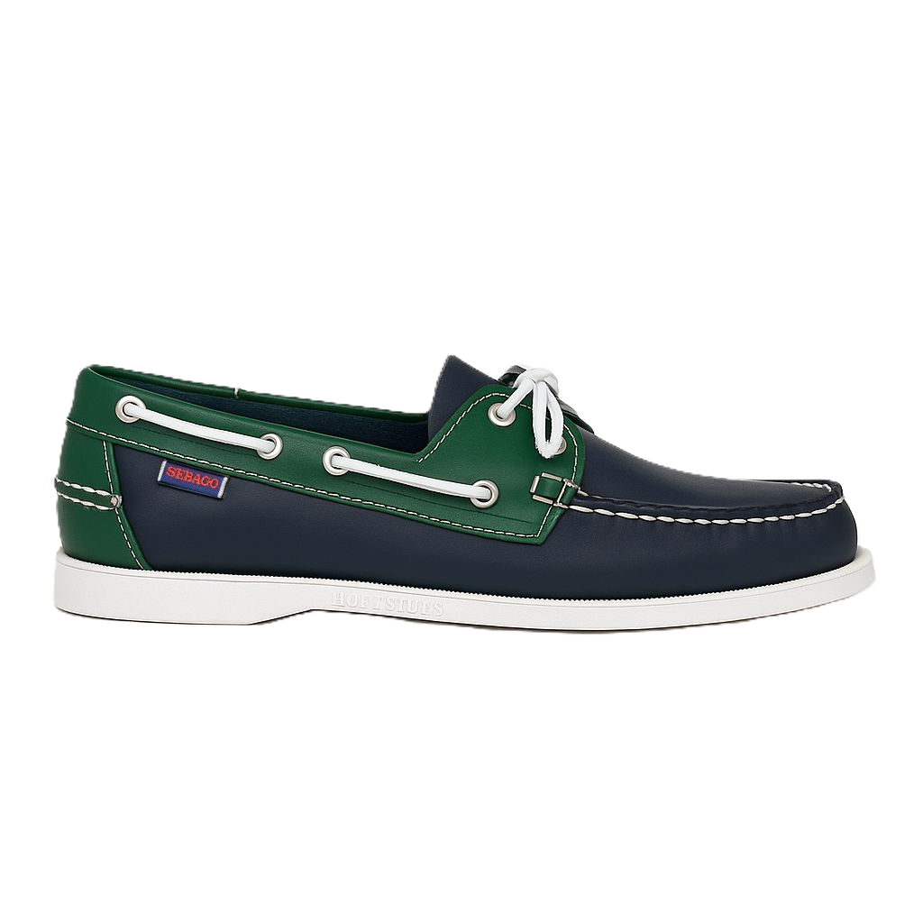 DOCKSIDES SEBAGO NAVY BLUE GREEN