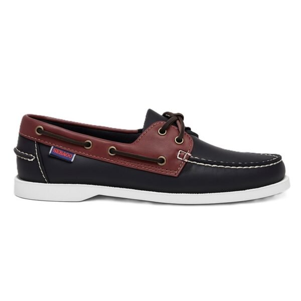 DOCKSIDES SEBAGO NAVY BLUE RED